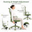 Chaise de travail ergonomique en maille à haut dossier avec support lombaire à 7 niveaux-1322968770