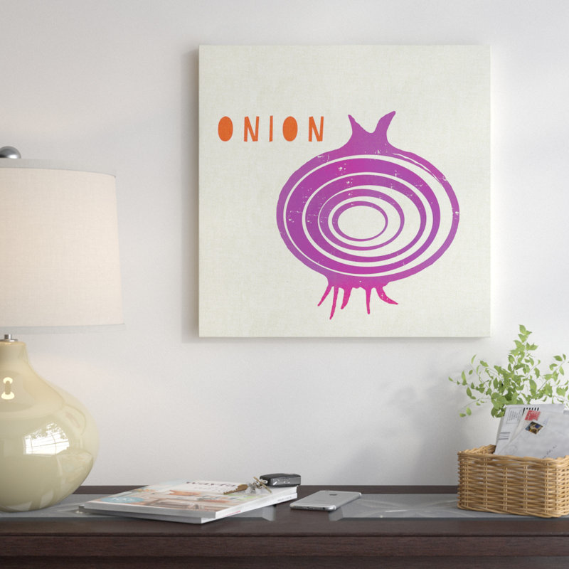 « summer legumes iv », impression sur toile tendue, H 18 po x l 18 po x P 1,5 po, Toile tendue, Pas de tapis