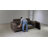Valerio 87" Leather Queen Sleeper Sofa Bed With Memory Foam Mattress, Leather Sleeper Sofa Bed With Memory Foam Mattress For Living Room With Adjustable Headrest
