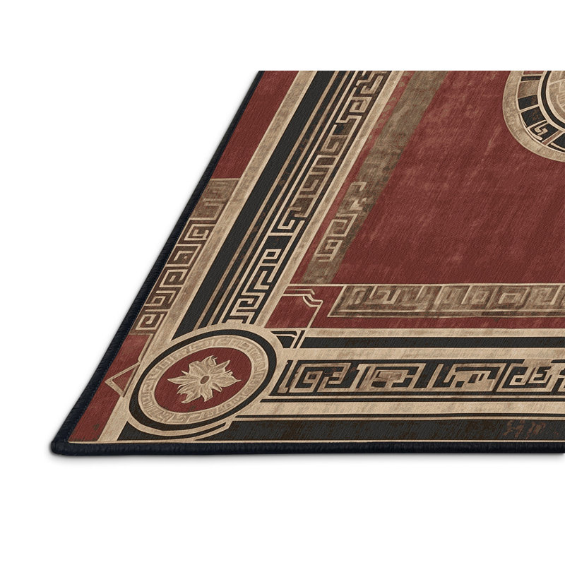 Spartan Shield Rug, Rectangle 2' x 3'