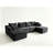 118" Boneless U-Shape Modular Sectional Sofa, Compressed Sectional Sofa Modern Minimalist Style Corduroy Couch, Sleeper Sofa For Living Room, Bedroom, Comfy Compressed Sofa Couch Space-efficient Design-676346687-679353453