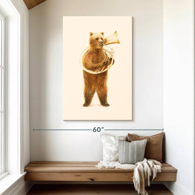 Ketti The Bear And Its Helicon, 48" H x 32" W