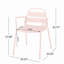 Ensemble de mobilier de patio, une table avec deux chaises-44992797