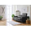 Lofty 3-seater in Genuine Leather with sleeping function-1759524305