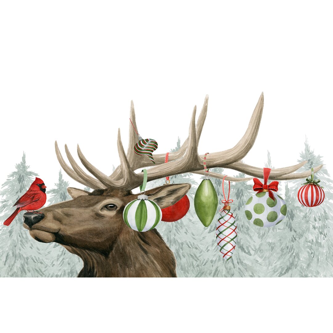 Leinwandbild Festive Forest Collection A von Grace Popp