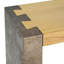 Console, table d'appoint étroite avec tablette inférieure pour le salon, vestibule