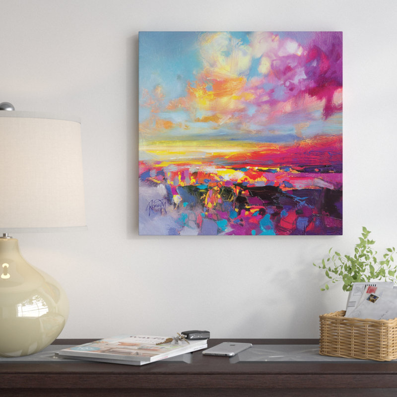 « Luminance Study II », reproduction sur toile, H 37 po x l 37 po x P 1,5 po, Pas de tapis, Toile tendue
