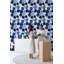 Papier peint blanc sur fond blanc-445137197