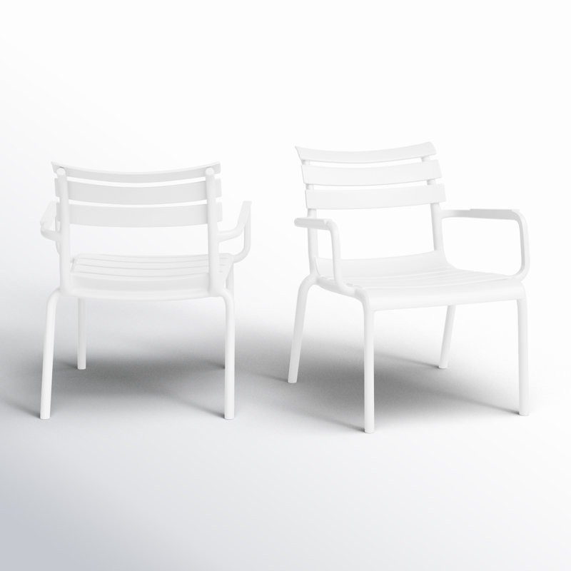 Fauteuil club d'extérieur Ruta Paris, Blanc