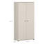Modern wardrobe with 2 turning doors, spacious interior, engineered wood, beige, 73.7 cm W x 149.5 cm H x 34.8 cm D