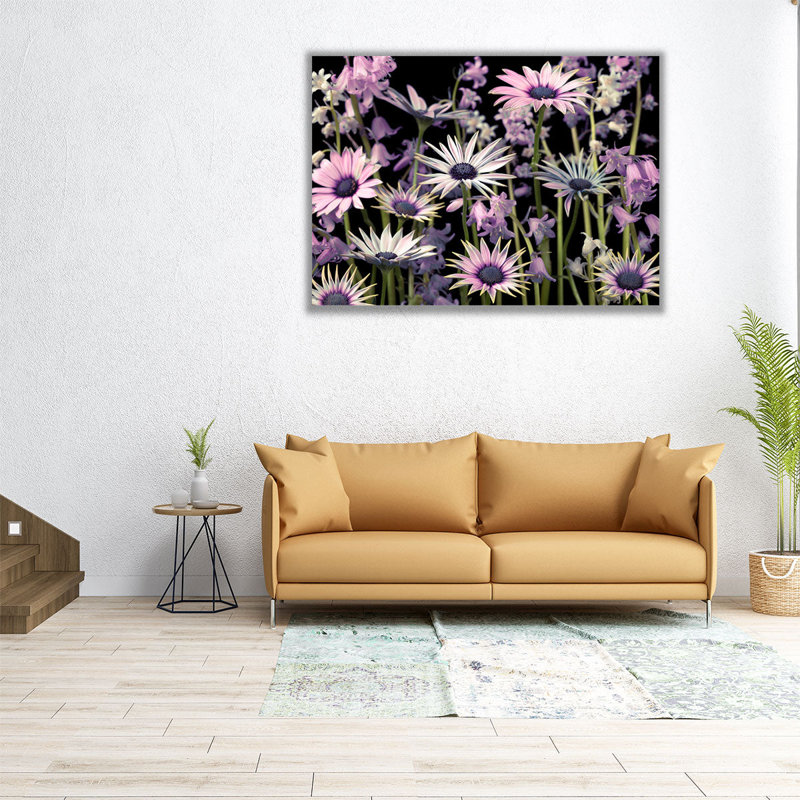 «Meadow Flowers 1», reproduction d'art sur toile, H 36 po x l 48 po