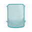 Chaises empilables Modern, bleu sarcelle, pieds inclinés, l 26 po x P 21,8 po, structure en fer pour l'extérieur, siège charmant, couleur
