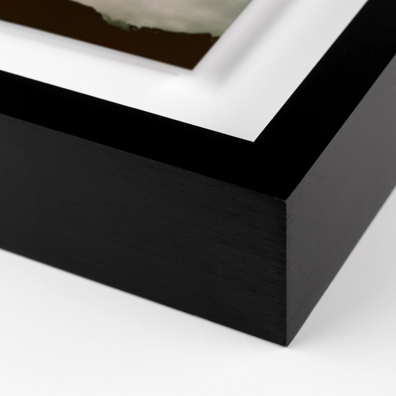 Clouds 5 Print by Riley Ryan, Black, 36" H x 48" W x 2.5" D