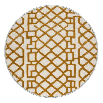 Machine Washable Trellis Beige Area Rug