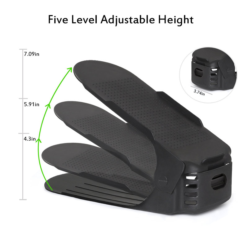 10 Pair Stackable Shoe Storage Accessory