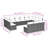 Vidaxl Garden Sofa Set Beige, Cream White
