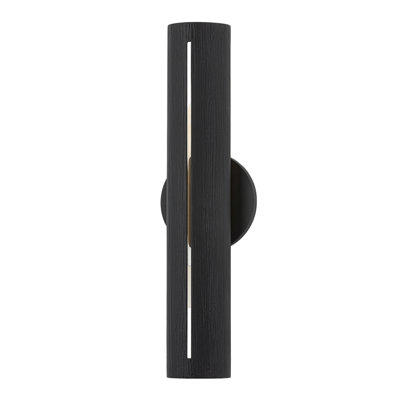 Brandon - 1 Light A Wall Sconce - Textured Black And Soft Black Combo Frame