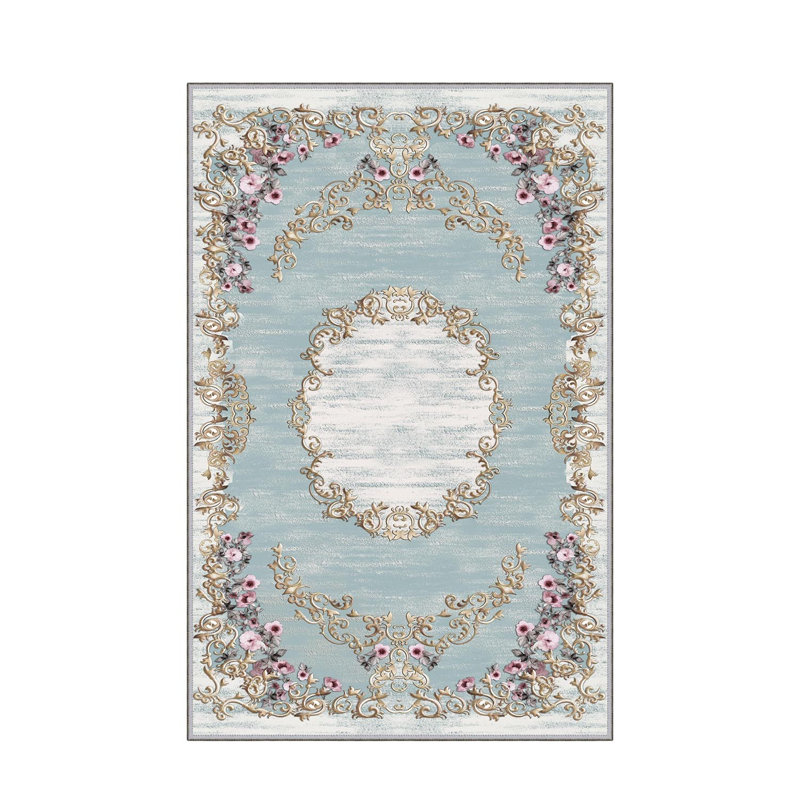 Antibacterial Hall Carpet, 39.4 x 59.1 inches | 100% Polyester, 0.4 in Pile Height, Non-Slip PVC Felt Dot Underside | Machine Washable, 3D Digital Printing, Durable & Stylish for Modern Home Décor