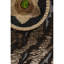 Tapis rectangulaire brun et fabriqué à la machine, 7 pi 10 po X 3 po, motif en cuir de vache, effet 3D, convient aux endroits très passants, tapis de style chalet de montagne avec style, teint