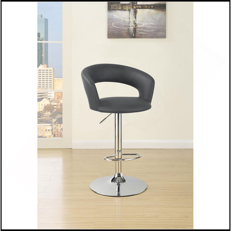 Tabouret de bar ajustable, Gris