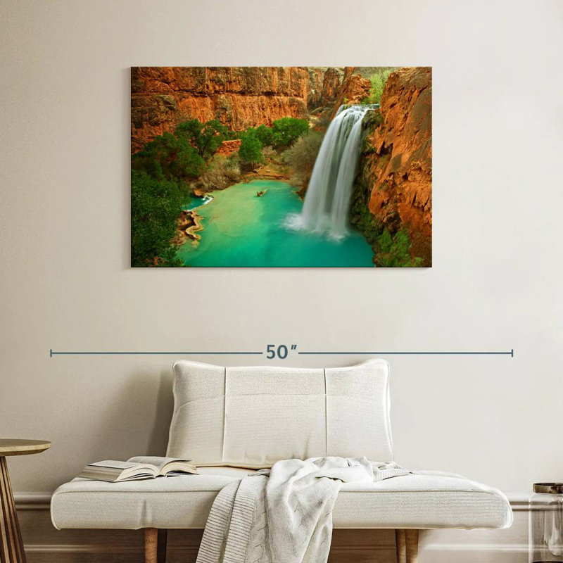 Havasu Falls dans le Grand Canyon, H 26 po x l 39 po