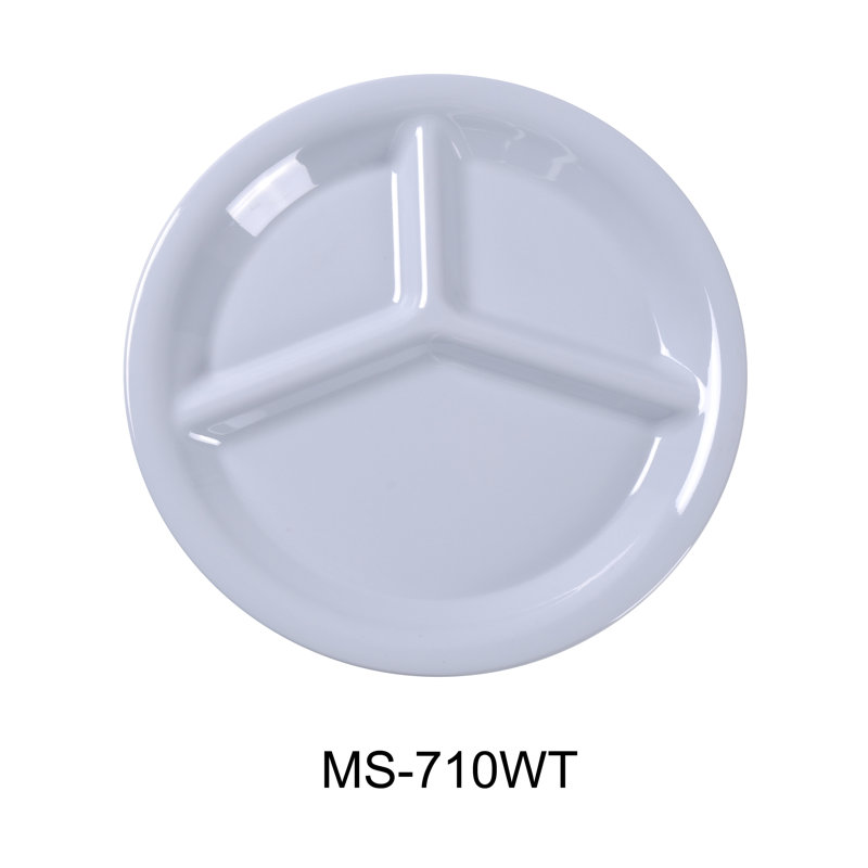 Plat de service en mélamine Milestone, Blanc