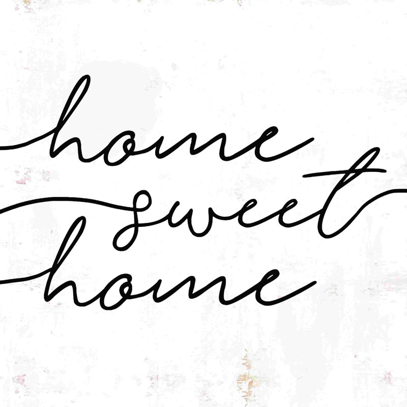 Home Sweet Home 3, H 12 po x l 12 po