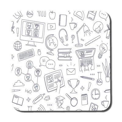 Square 6 Piece Coaster Set