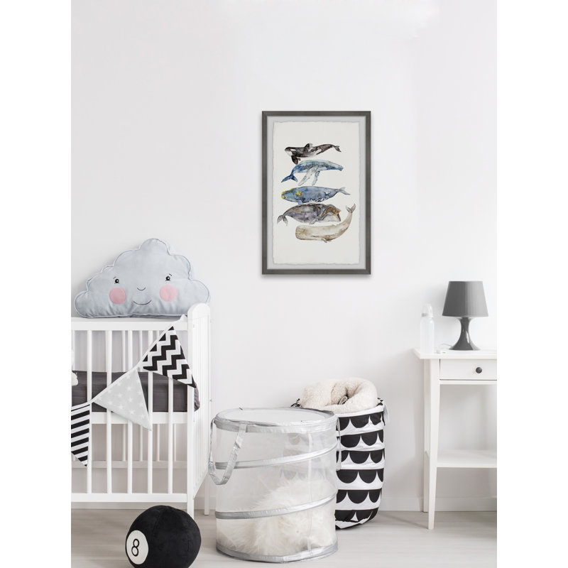 Koby Whale Species by Rachel Byler - Painting, 45cm H x 38cm W