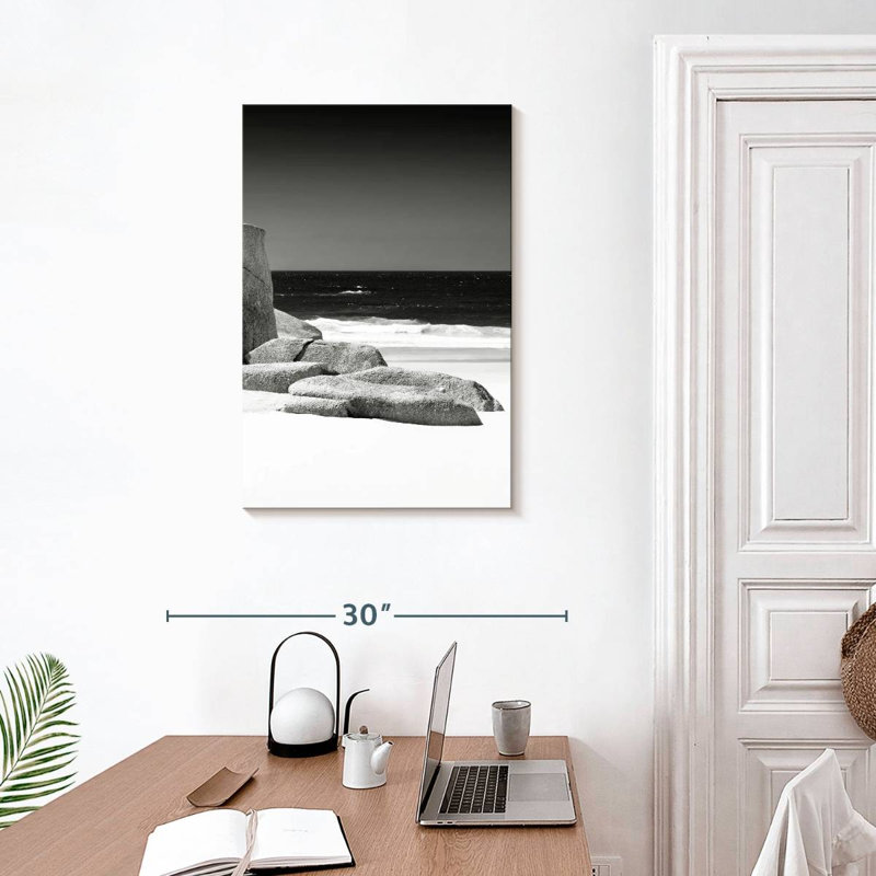 Aime Tranquil White Sand Beach I, 30" H x 20" W