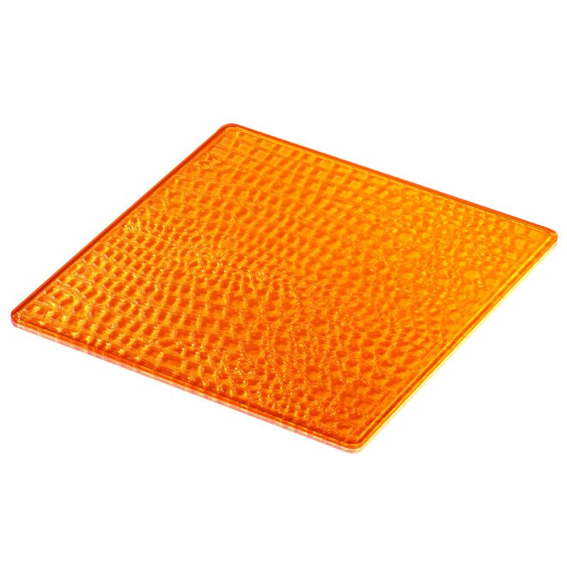 Happy Hour Square Placemat, Orange