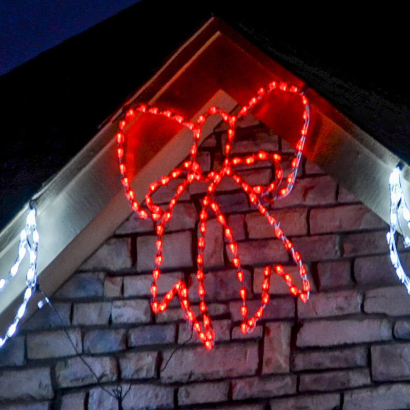 Décoration de fenêtre illuminée 116 lumière del