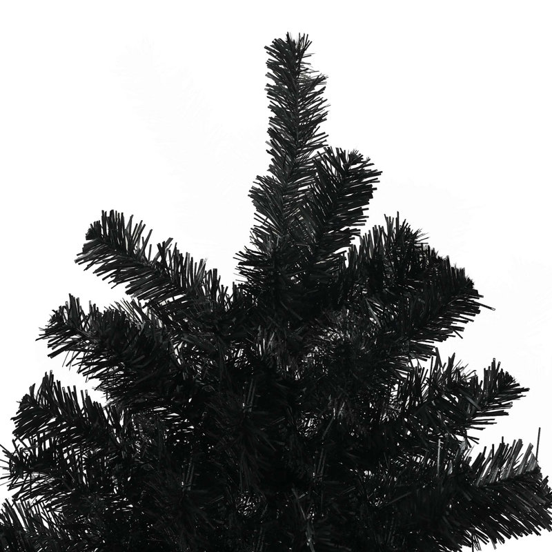 Arbre de Noël artificiel à ouverture automatique avec embouts de branches et base en acier, 7.5'