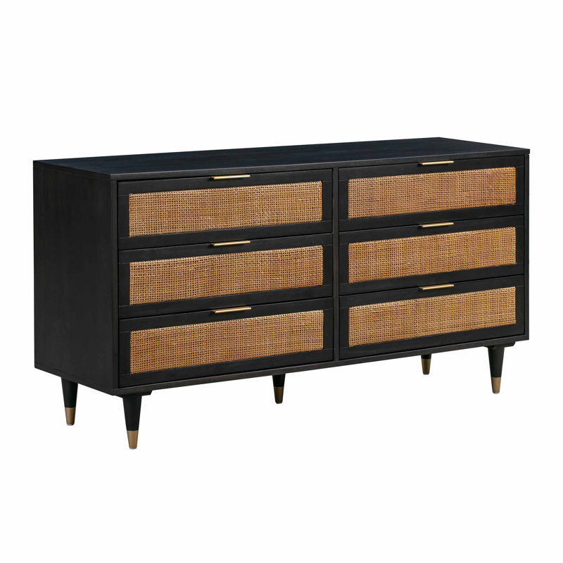 Coralynn Bedroom Dresser, Black/Brown