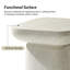Table de bout haut moderne en béton 19,75 po Alduara-543257001