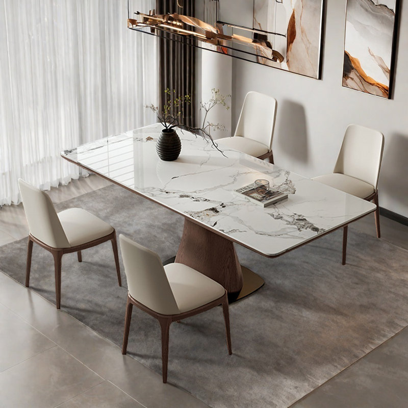 Ensemble de table de salle à manger Minimalist, H 29,52 po x L 70,86 po x l 35,43 po