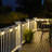 Brown Low Voltage Solar Powered Integrated LED Step Light Pack