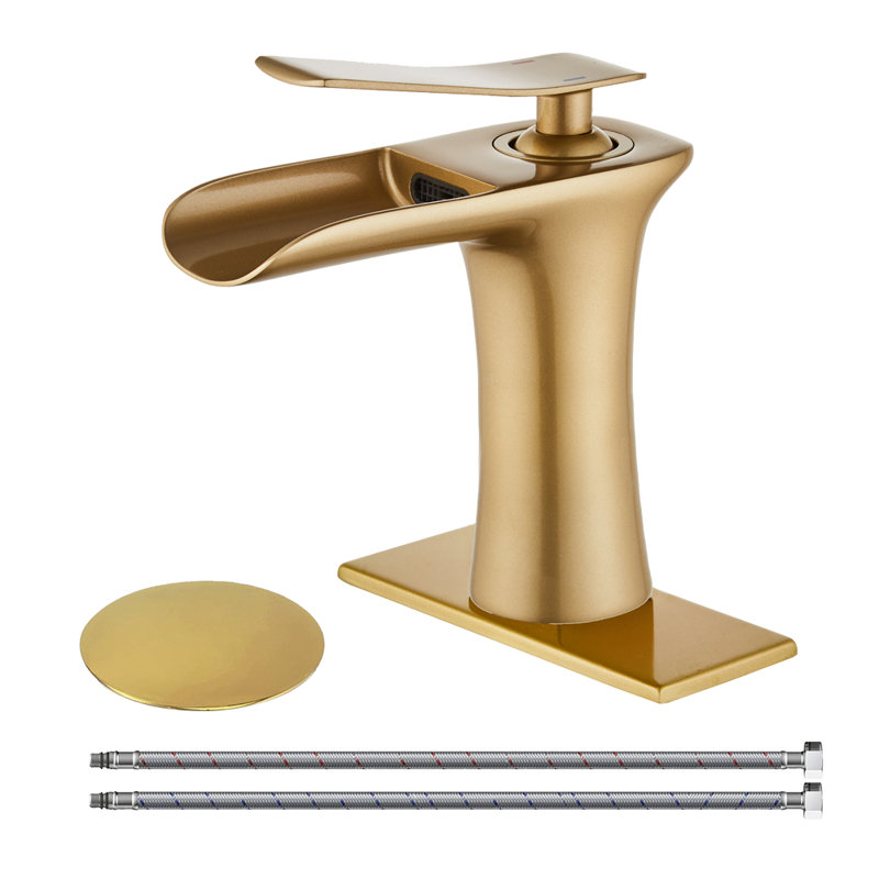 Single-handle Bathroom Faucet, Gold