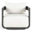 Chaise de patio en aluminium Johnny