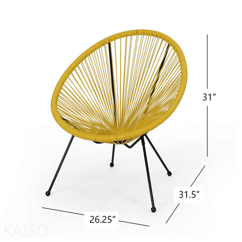 Chaise (ensemble de 2) - Jaune