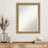 Carter Dark Gold Beveled Wood Framed Wall Mirror-119165604