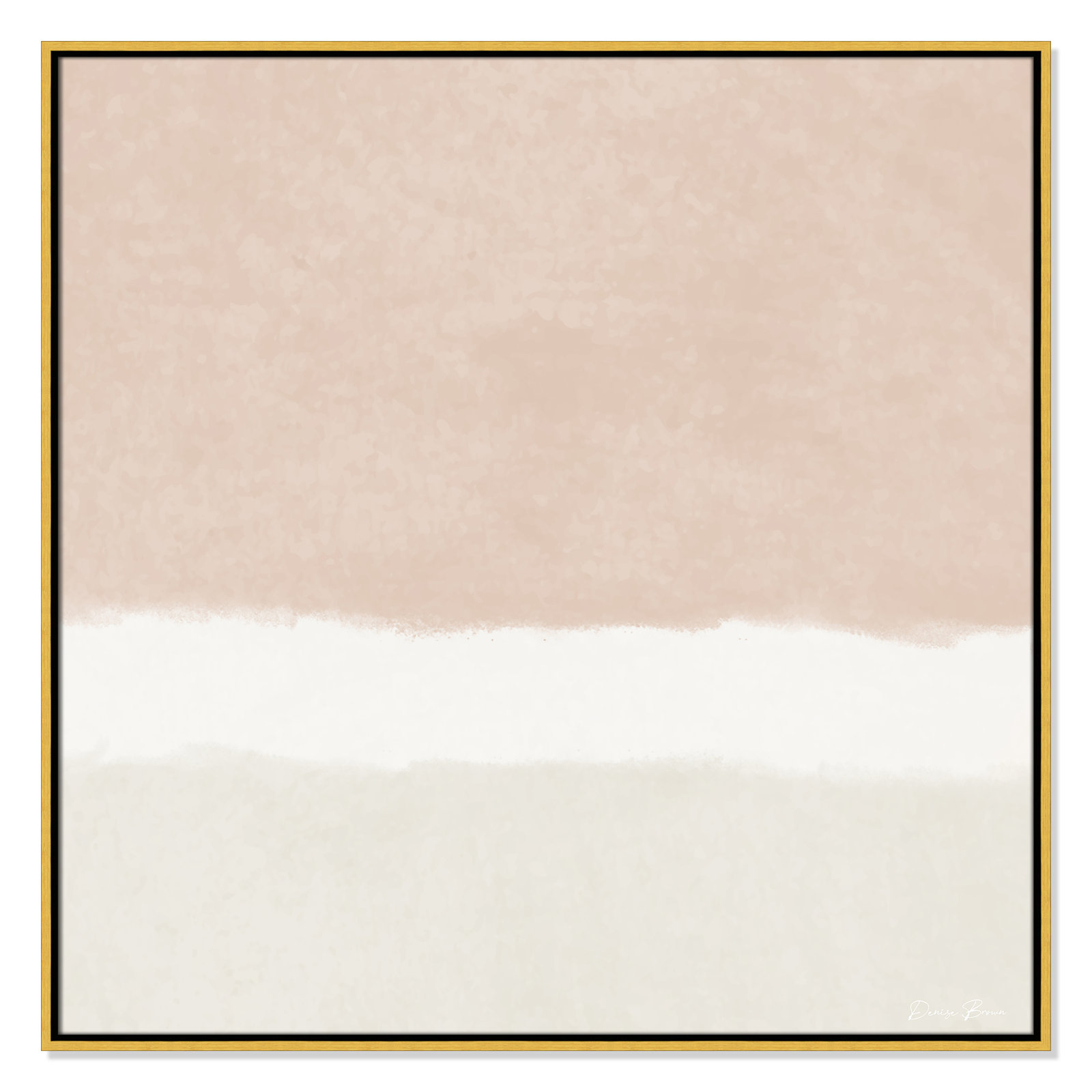 Willadeene "Slate 2" Print, 37.5" H x 37.5" W, Gold Framed