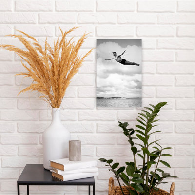 1930S Man Swan Diving From High Diving Board Outdoor Classic Retro Vintage Wall Art