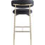 Tabouret de bar rembourré en cuir Lupita-840074844-840074834
