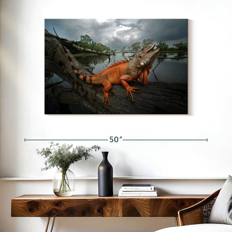 Iguane ronce orange