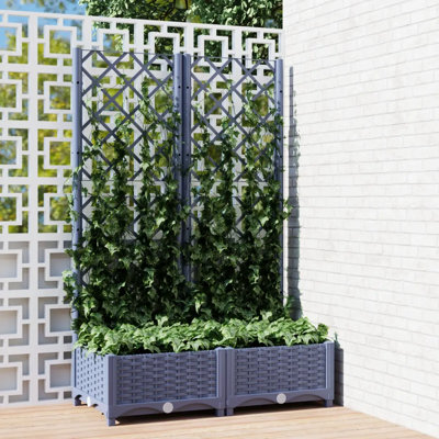 Rosalind Wheeler Garden Planter With Trellis