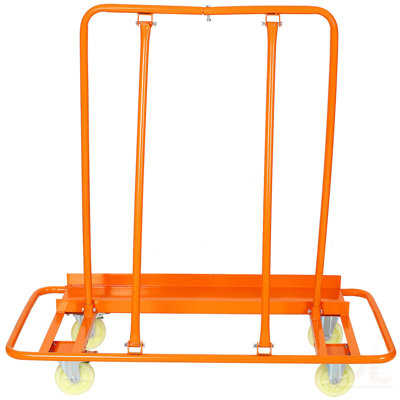 Heavy Duty Drywall Sheet Cart & Panel Dolly 1600Lbs Load Capacity,Panel Service Cart ,Casters With Brake