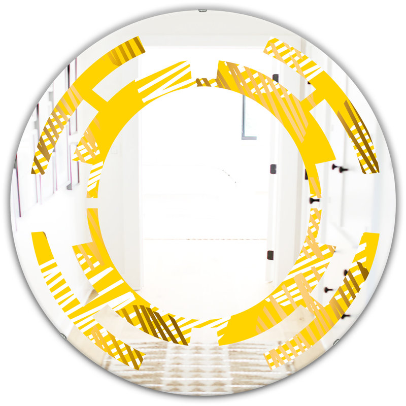 Miroir mural Space Geometric IV, H 31,5 po x l po