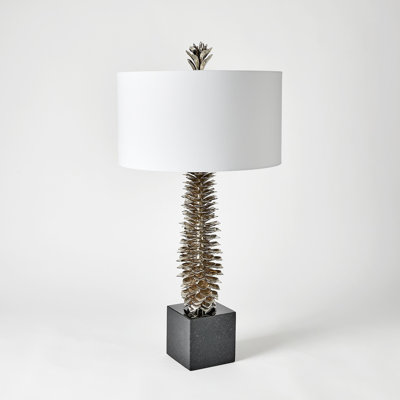 Lampe de table Pinecone en noir / nickel