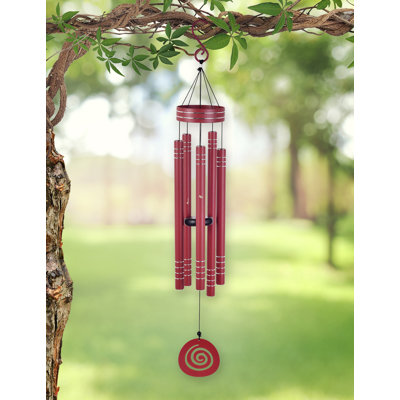 Hunnicutt Weather Resistant Metal Abstract Wind Chime